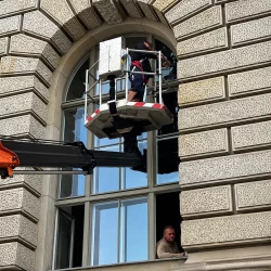Sonnenschutz für Rundbogenfenster